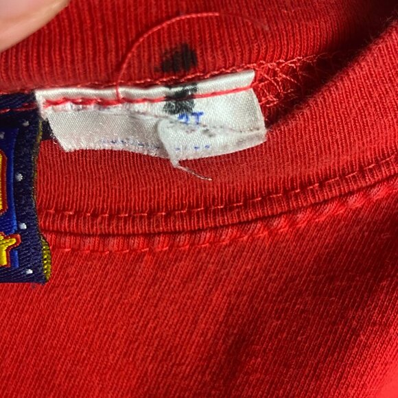 Vintage Bob The Builder Long Sleeve T-Shirt Youth Boys Size 3T 2006 Red Y2K - Picture 4 of 8